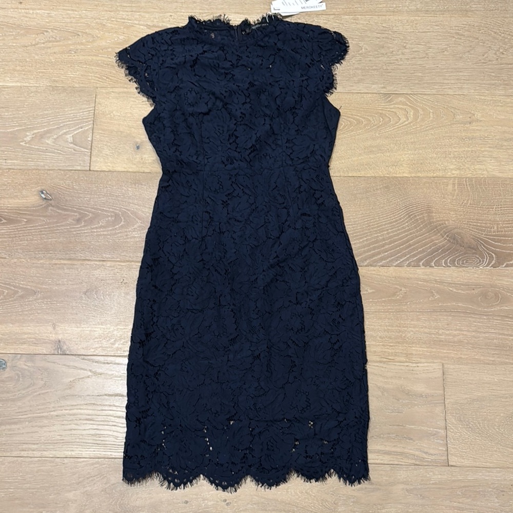 Navy Lace Dress